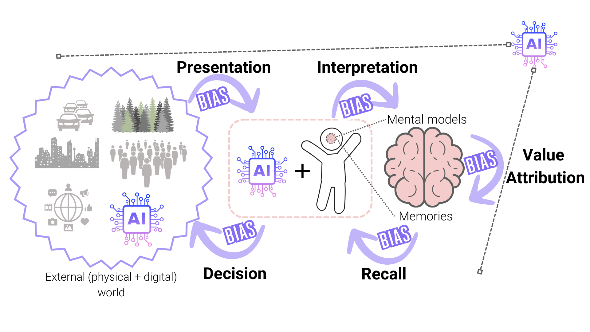 A taxonomy of human cognitive biases with a focus on AI systems